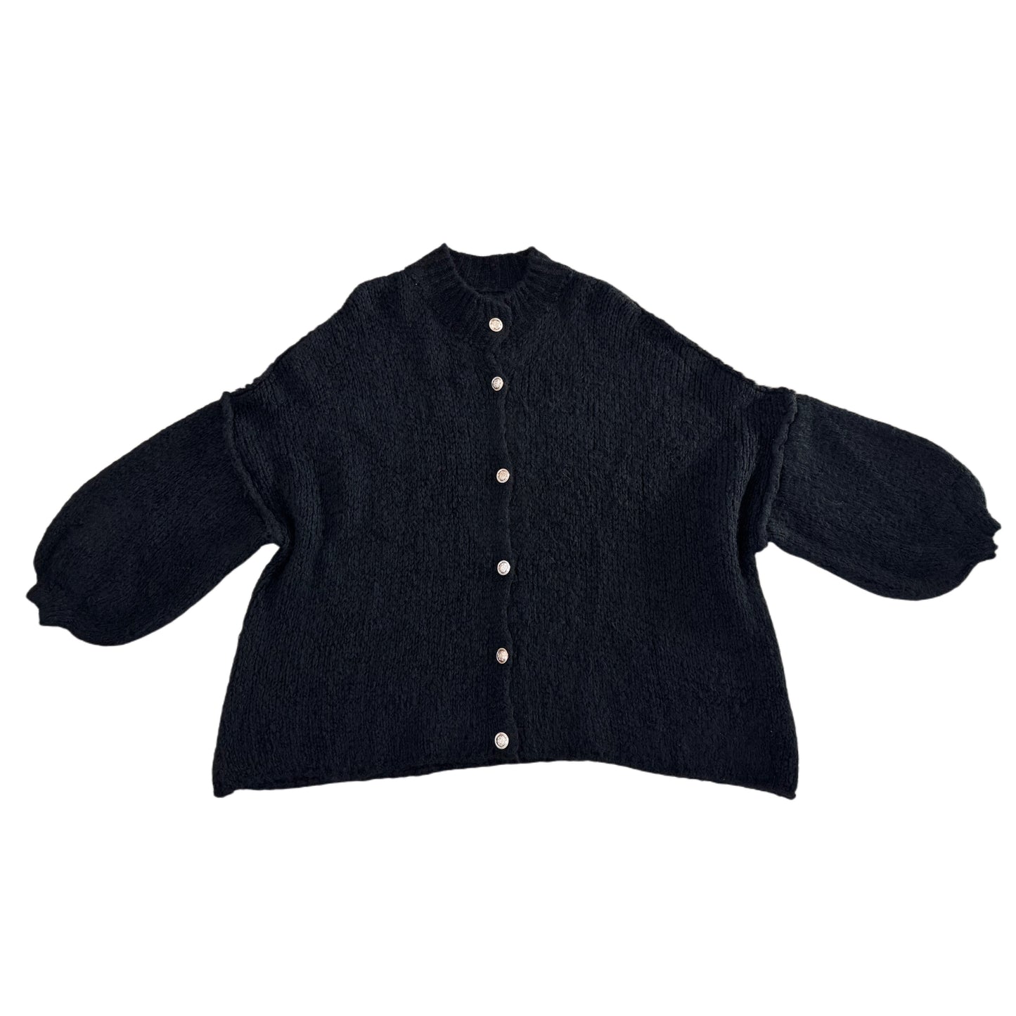Strickjacke Black