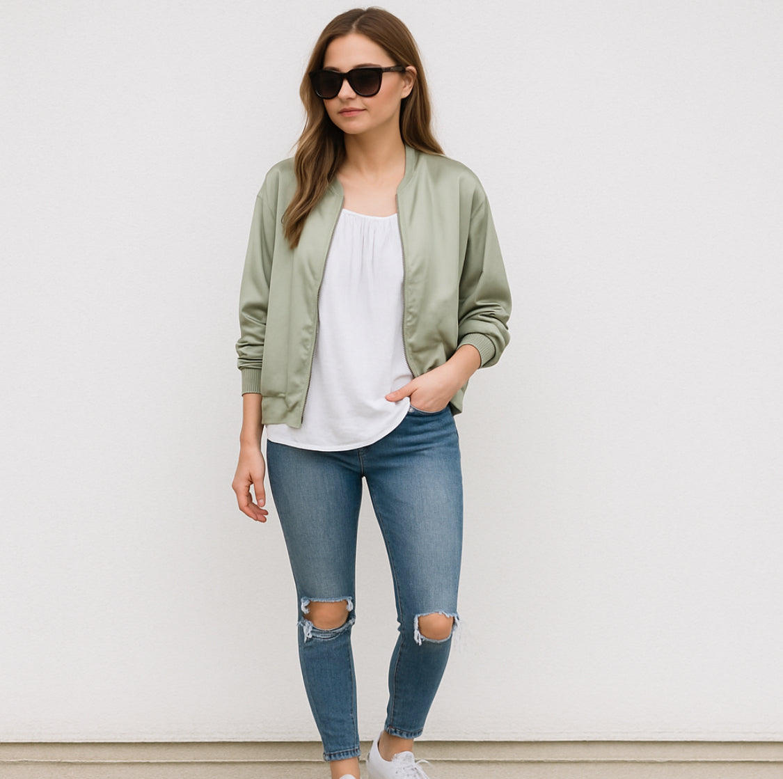 Blouson Seide
