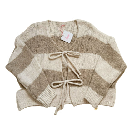 Strickjacke Stribes