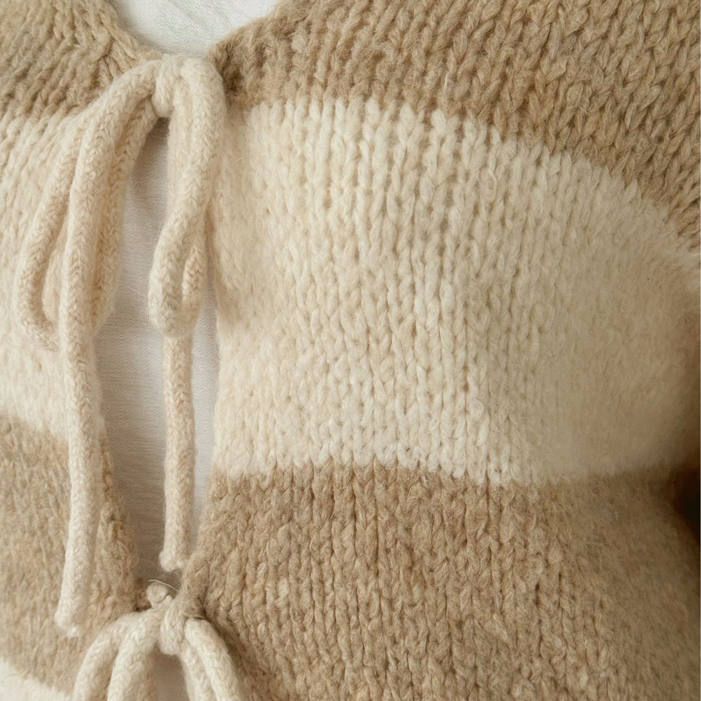Strickjacke Stribes