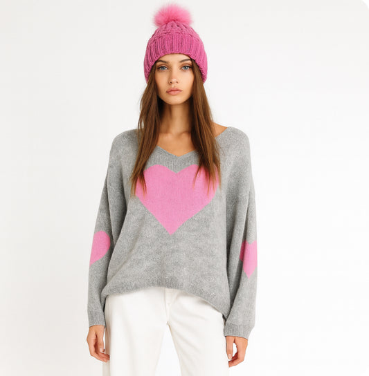 Strickpullover Heart